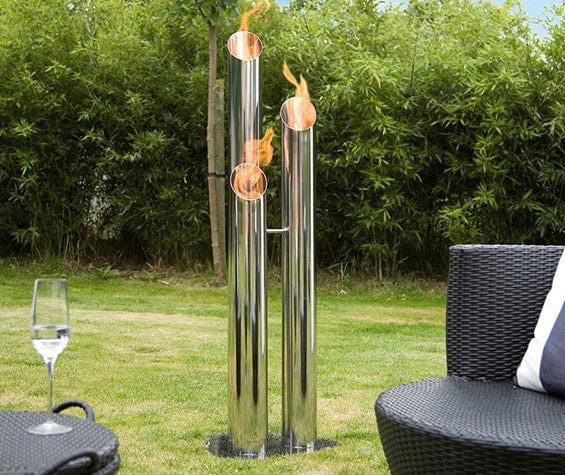 Bio-Blaze Pipes Large Bio-Ethanol Fireplace