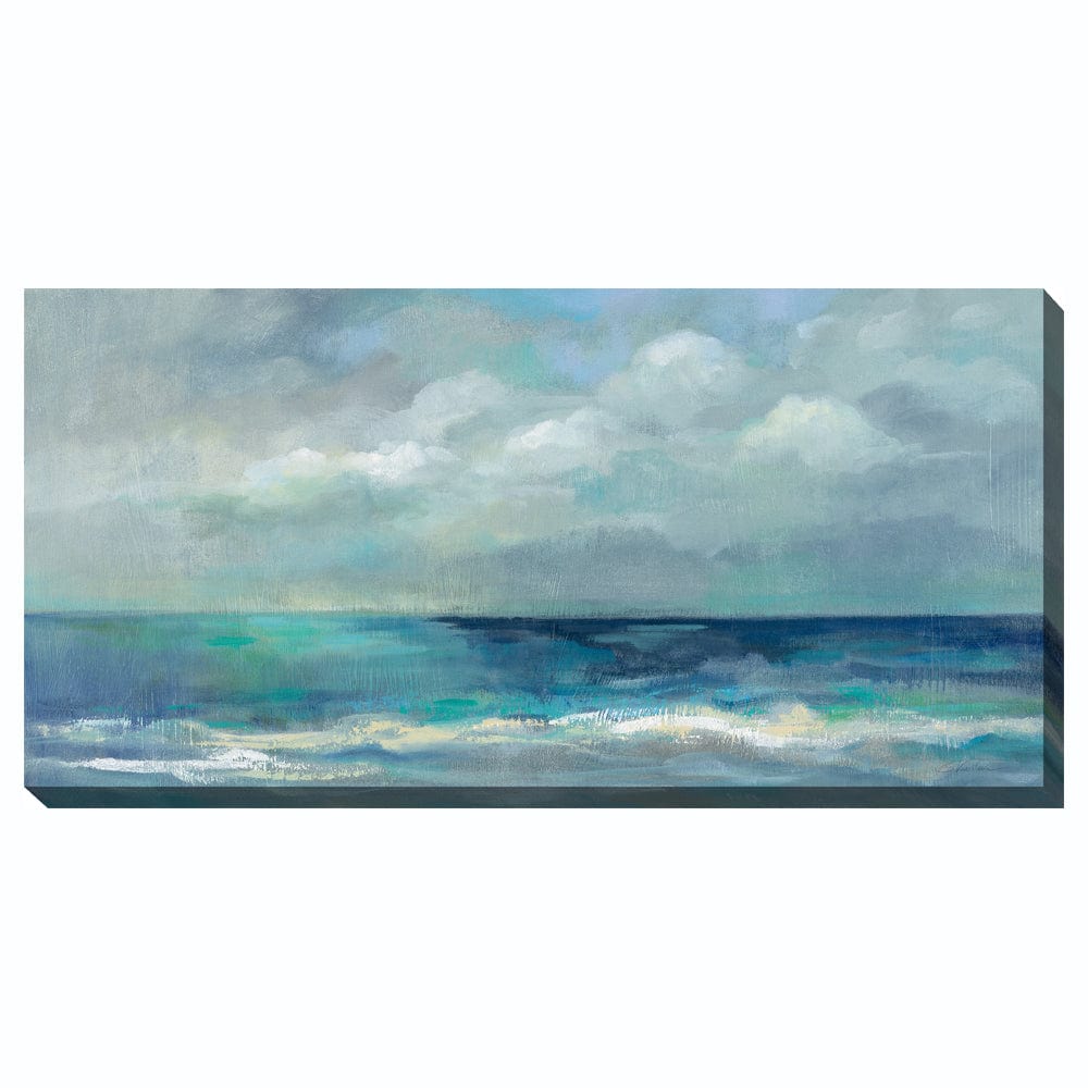 Blue on Blue Outdoor Canvas Art - Outdoor Art Pros