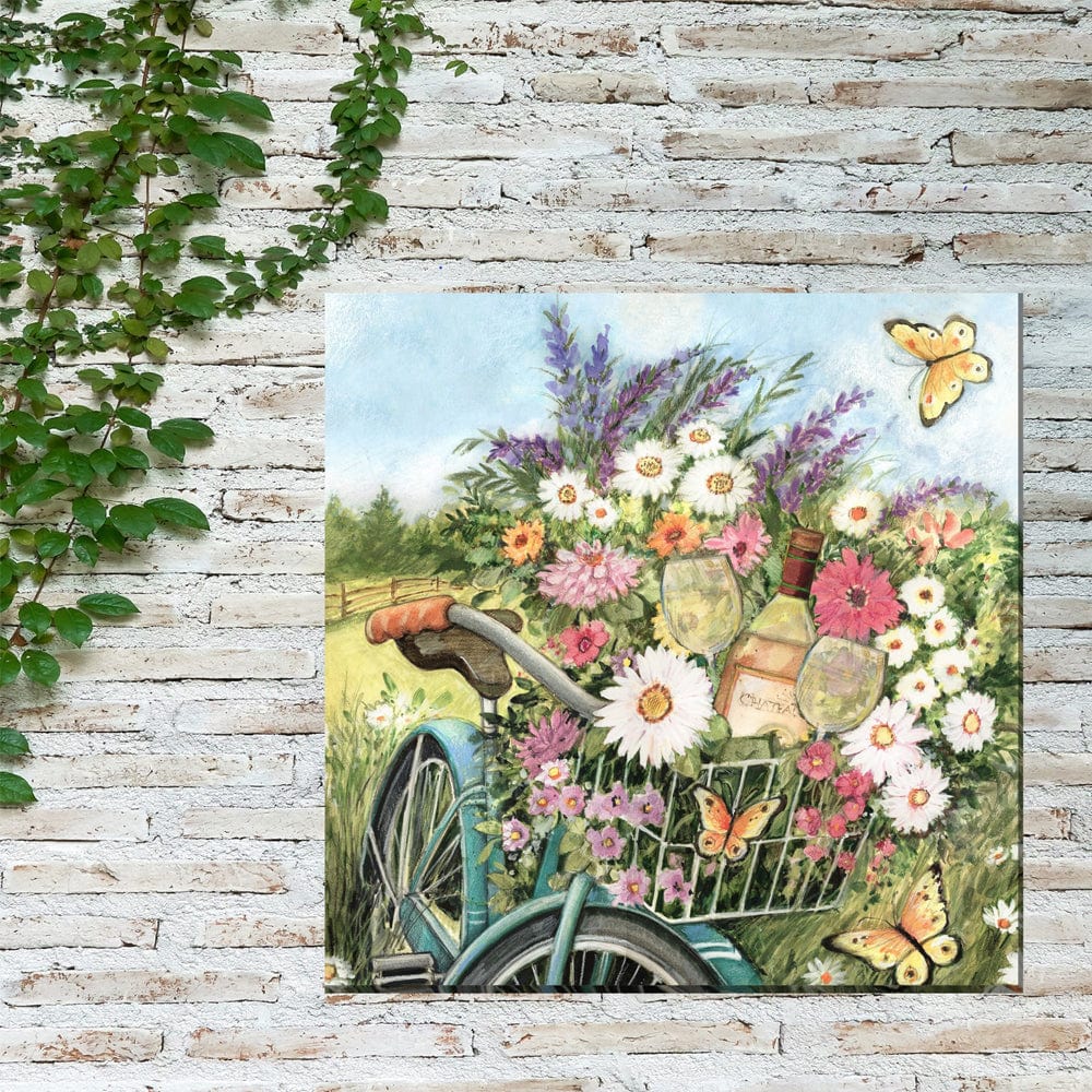 Brandy's Bike Outdoor Canvas Art -Outdoor Art Pros