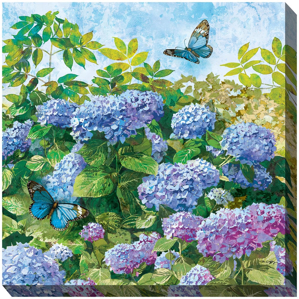 Butterfly Blues Outdoor Art - Outdoor Art Pros