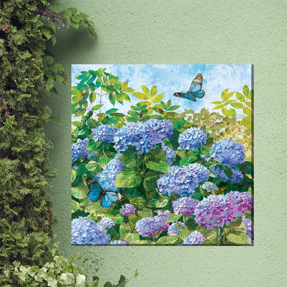 Butterfly Blues Outdoor Art - Outdoor Art Pros