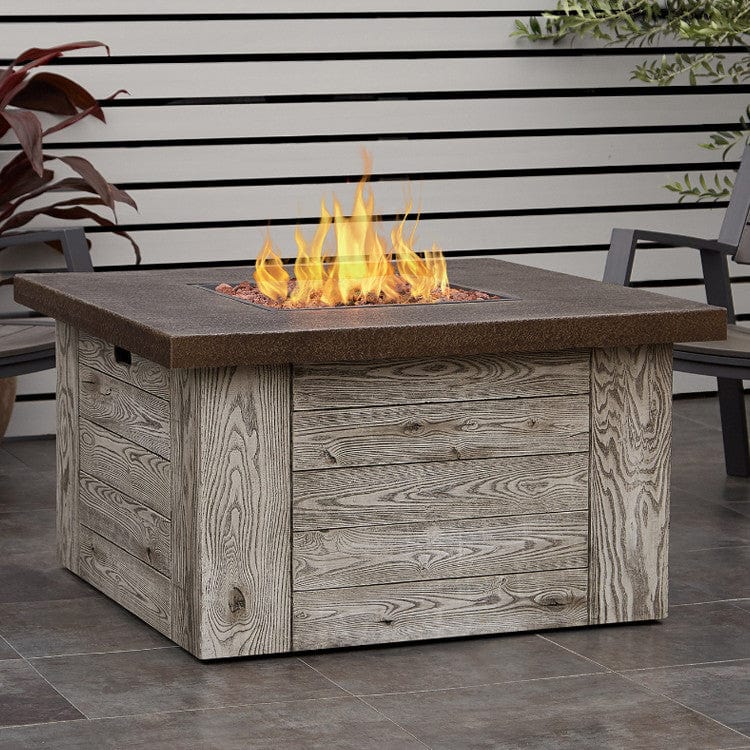 Forest Ridge Gas Fire Table - Outdoor Art Pros