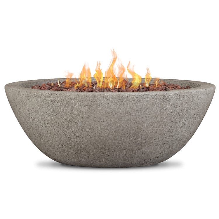 Propane Fire Bowl with Natural Gas Conversion Kit in Glacier Gray- Outdoor Art Pros