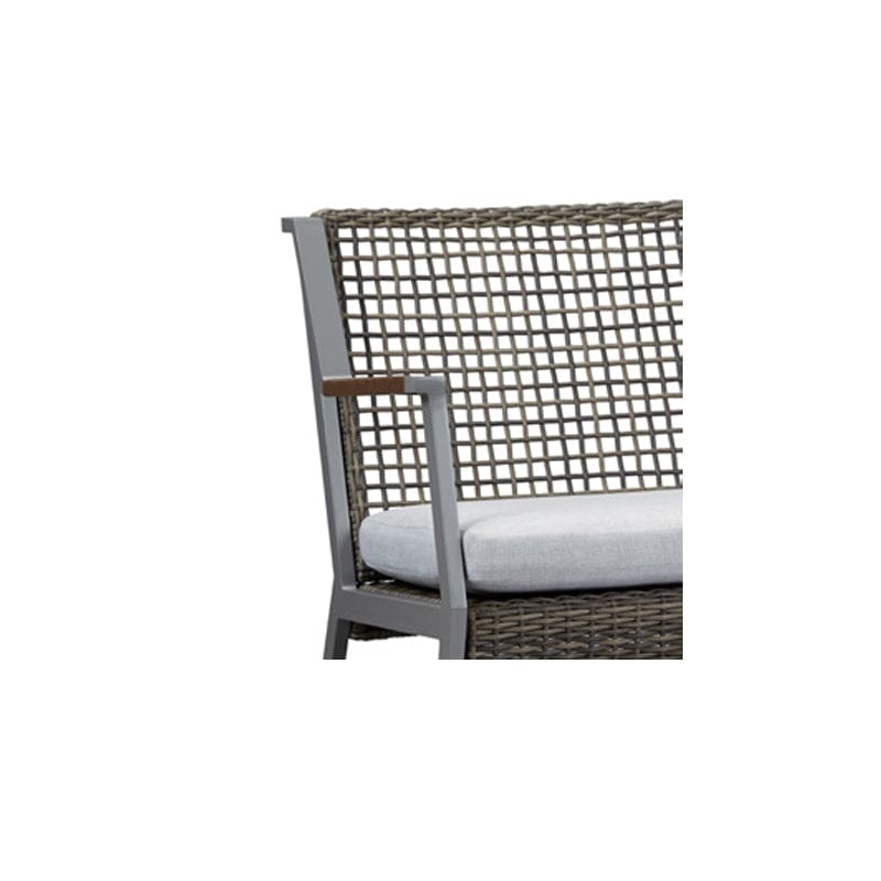 Calvin Chair Set of 2 in Gray - Outdoor Art Pros