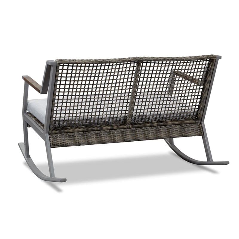 Calvin Two Seat Rocker in Gray - Outdoor Art Pros