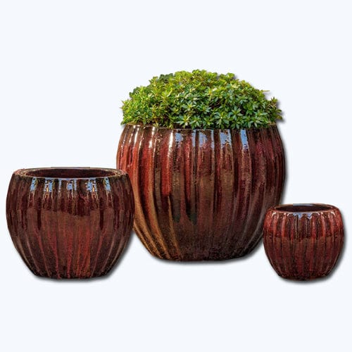 Cabernet Planter Nested Set of 3 | Glazed Collection