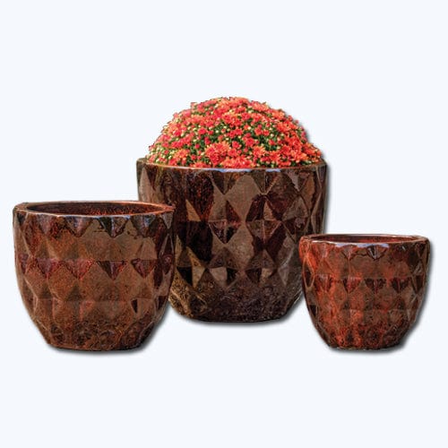 Castillon Planter Nested Set of 3 | Glazed Collection