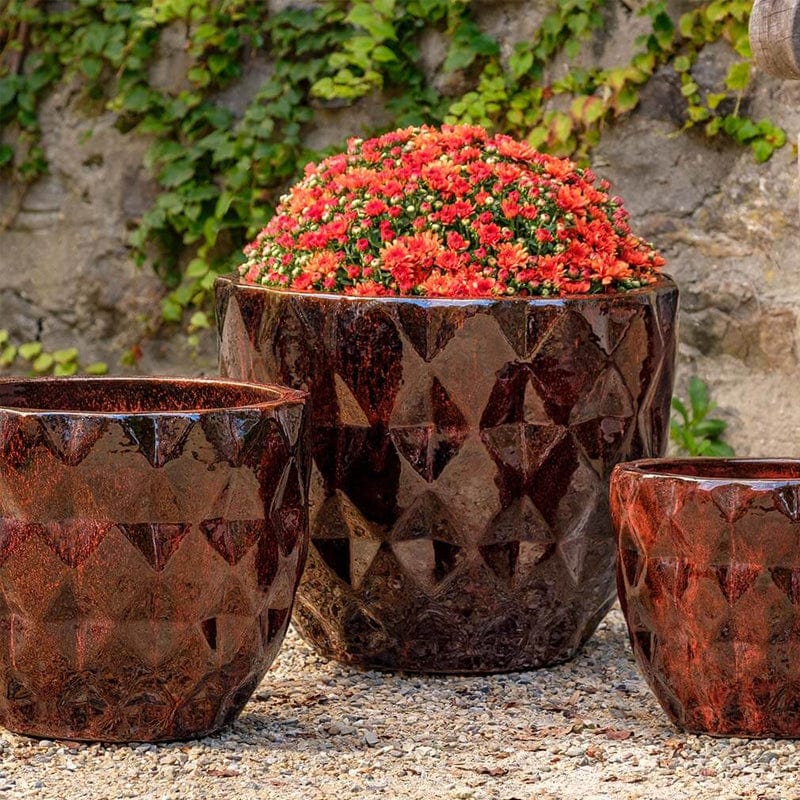 Castillon Planter Nested Set of 3 | Glazed Collection