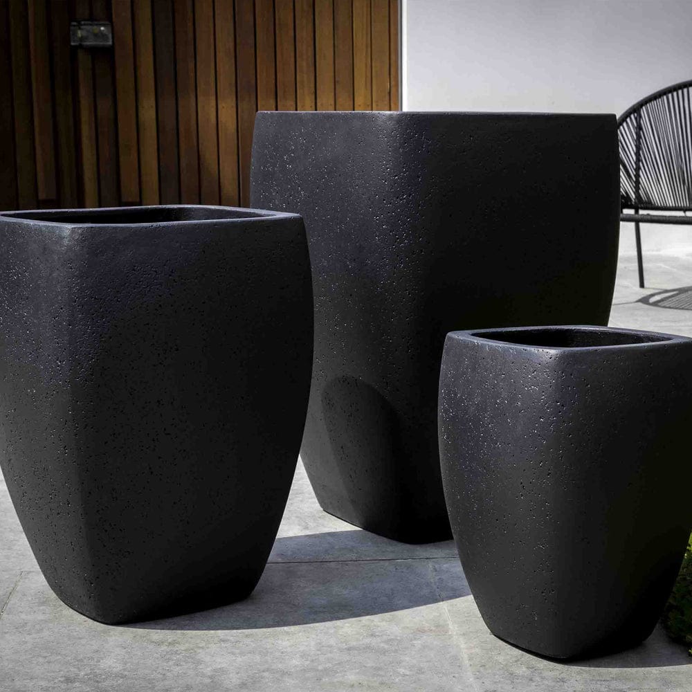 Cedros Planter - Set of 3 in Playa Noche - Outdoor Art Pros