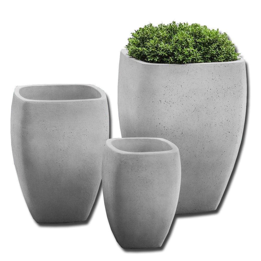 Cedros Planter in Playa Blanca - Set of 3 - Planters - Outdoor Art Pros