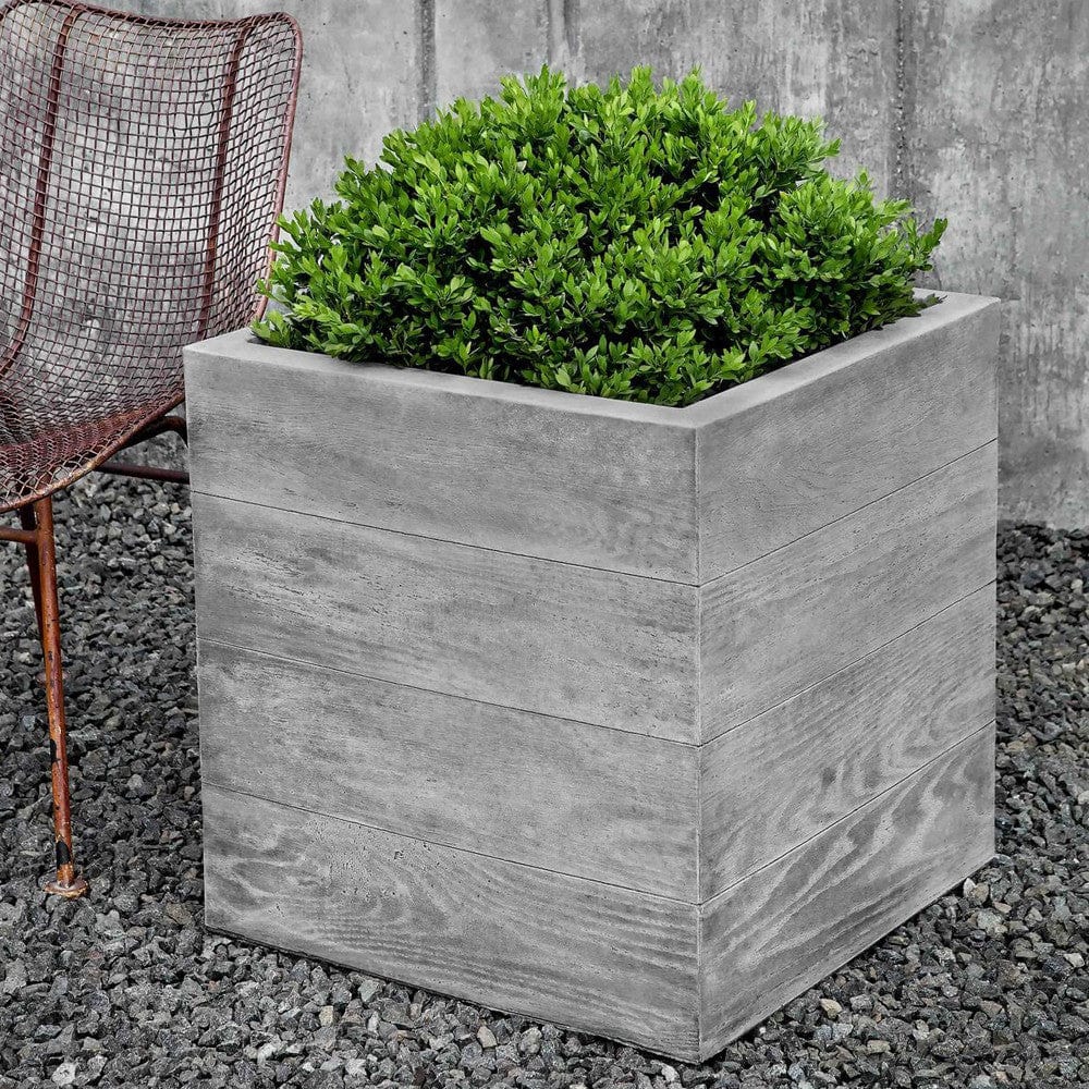 Chenes Brut Large Garden Box Planter - Planters - Outdoor Art Pros