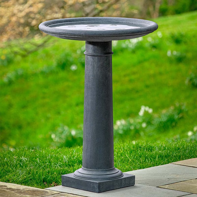Classic Column Birdbath - Outdoor Art Pros