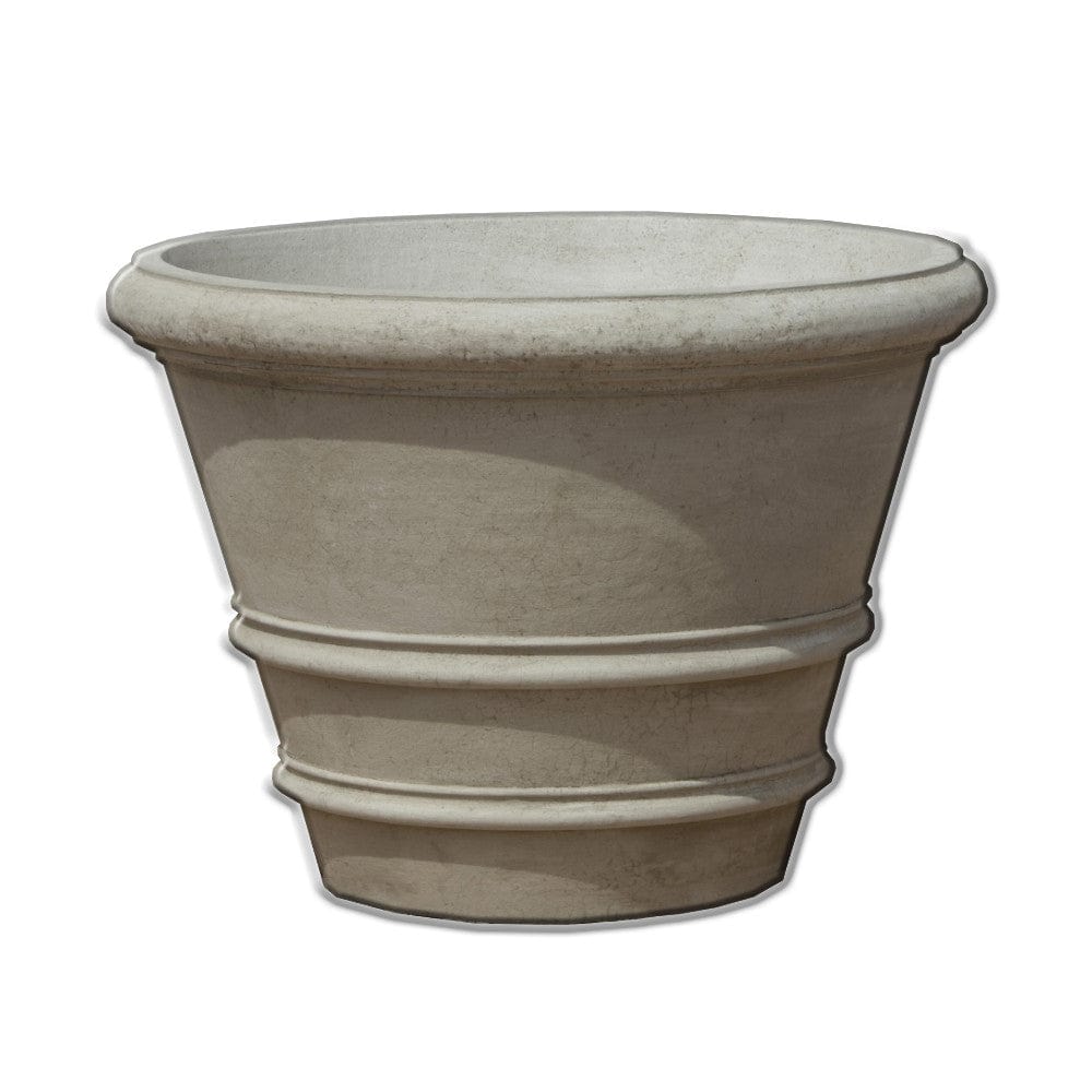 Classic Rolled Rim 24" Garden Planter - Planters - Outdoor Art Pros
