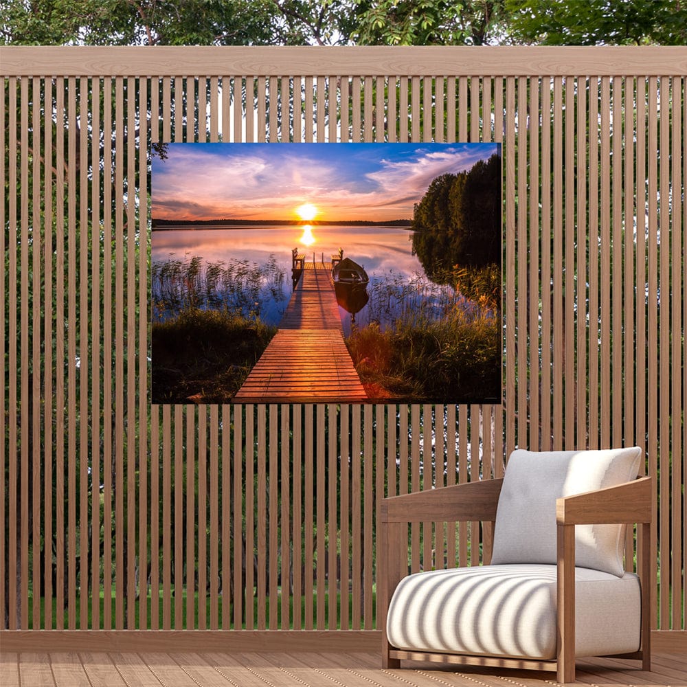 Cool Dawn Outdoor Canvas Art - Outdoor Art Pros