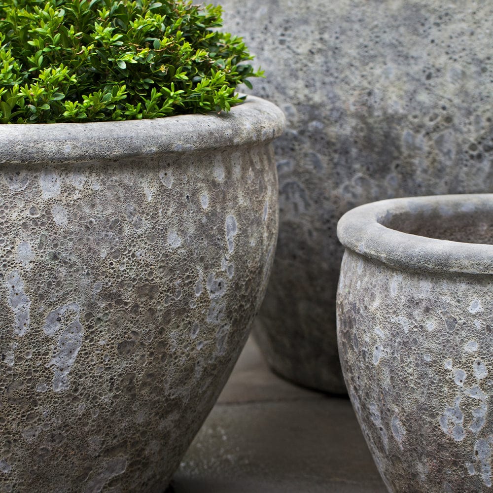 Corfu Planter Set of 3 in Angkor Grey - Outdoor Art Pros