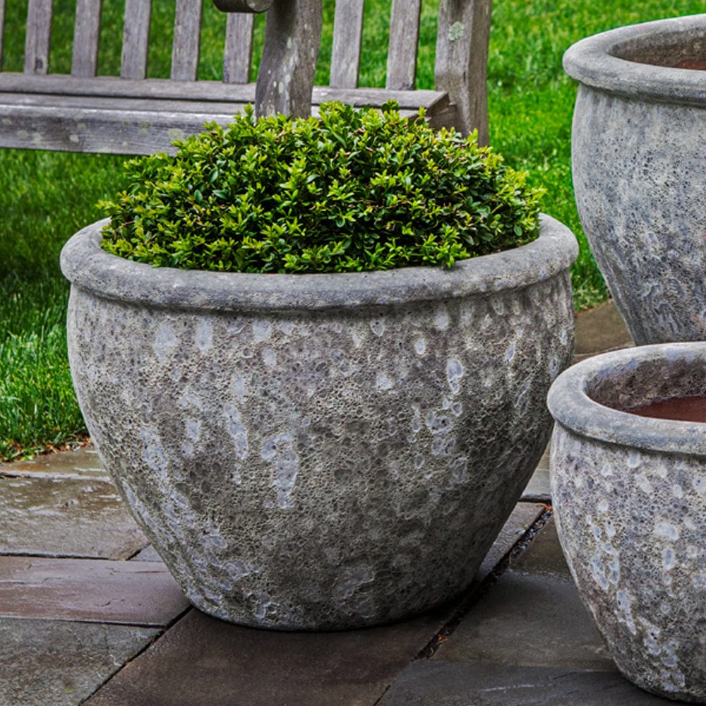Corfu Planter Set of 3 in Angkor Grey - Outdoor Art Pros