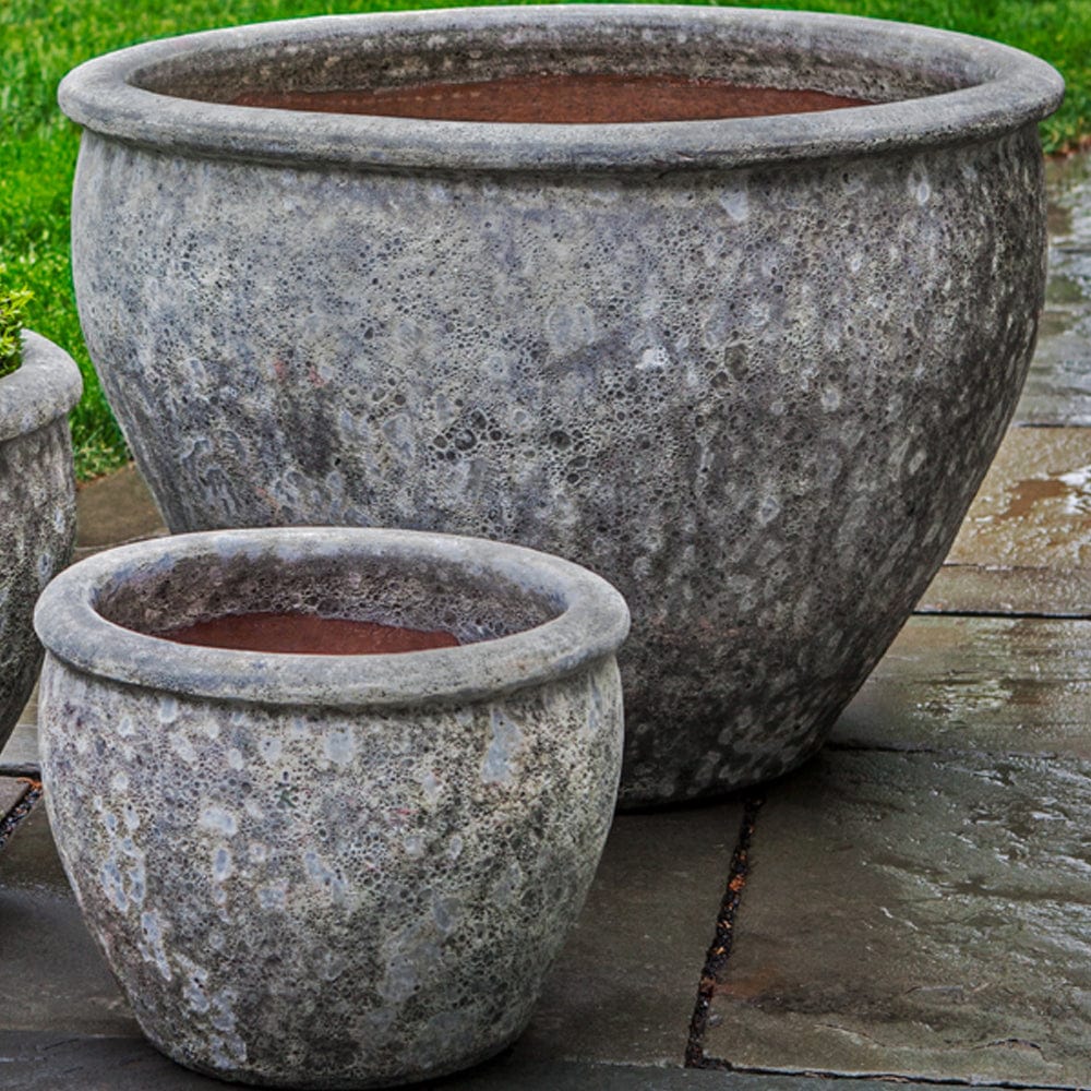 Corfu Planter Set of 3 in Angkor Grey - Outdoor Art Pros