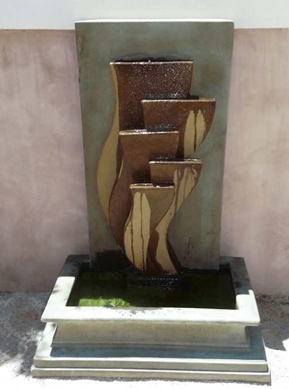 Deco Wall Fountain - Outdoor Art Pros
