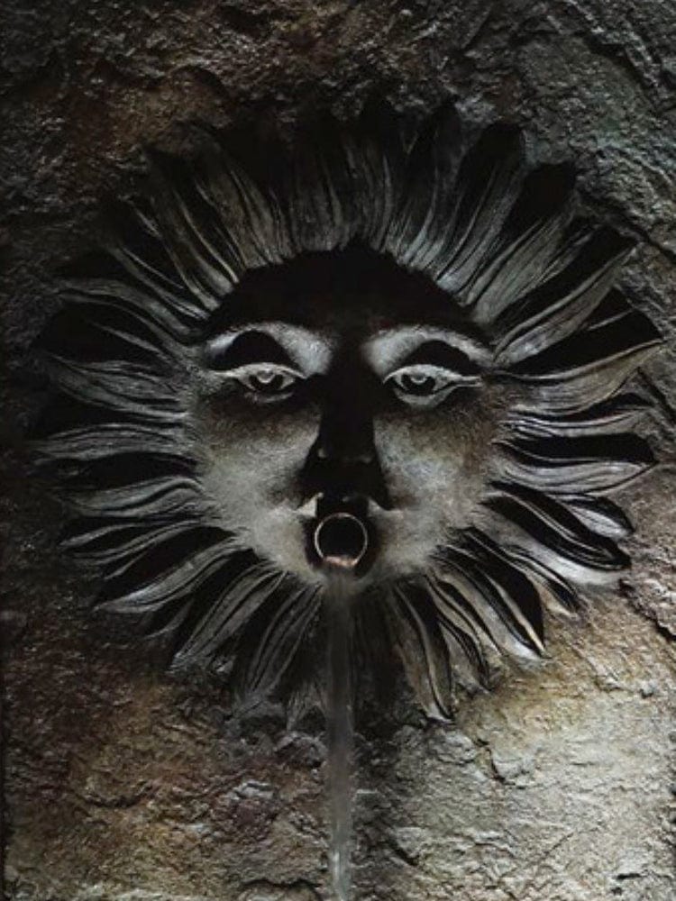 Del Sol Single Spout Fountain - Outdoor Art Pros