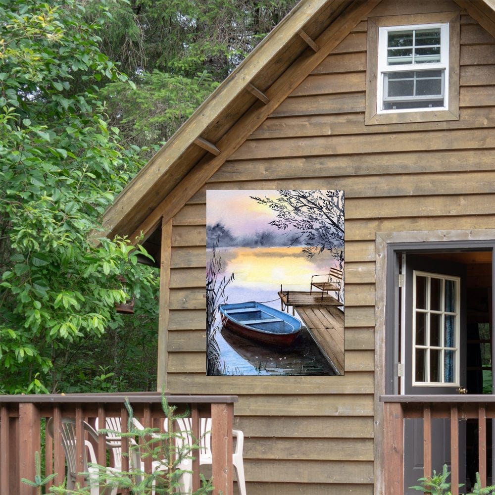 Done for the Day Outdoor Canvas Art - Outdoor Art Pros