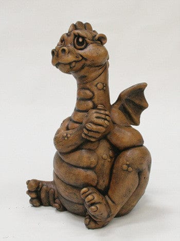 Dragonling Cast Stone Garden Statue - Statuary - Outdoor Art Pros