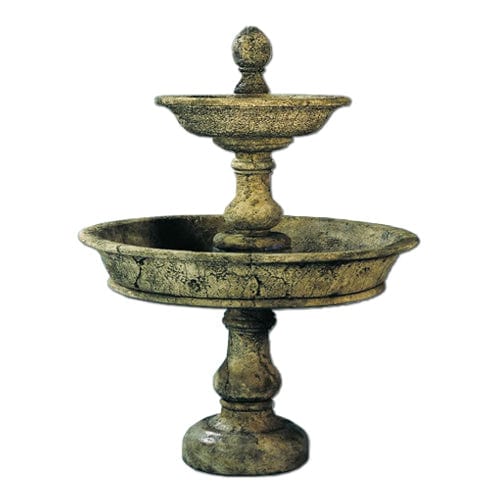 Ercolano Two Tier Outdoor Water Fountain - Outdoor Art Pros