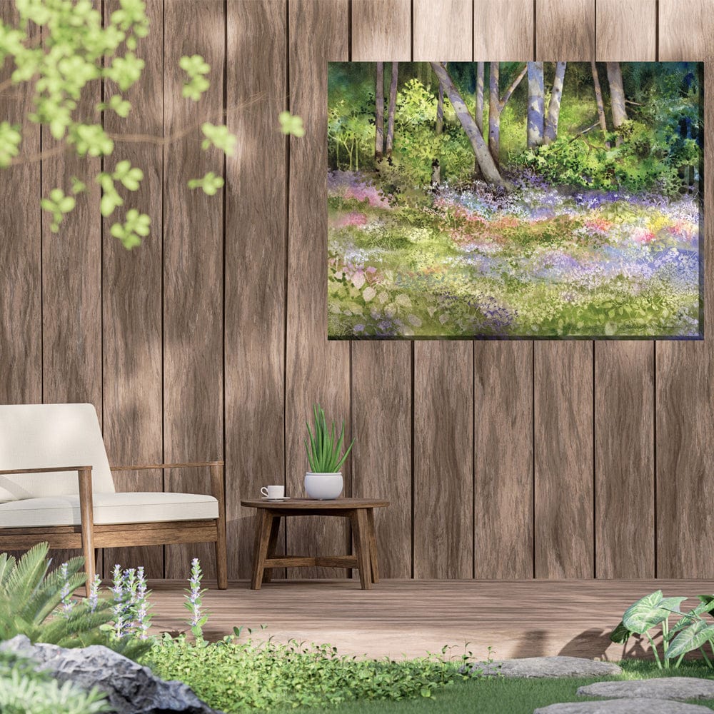 Forest in Bloom Outdoor Canvas Art - Outdoor Art Pros