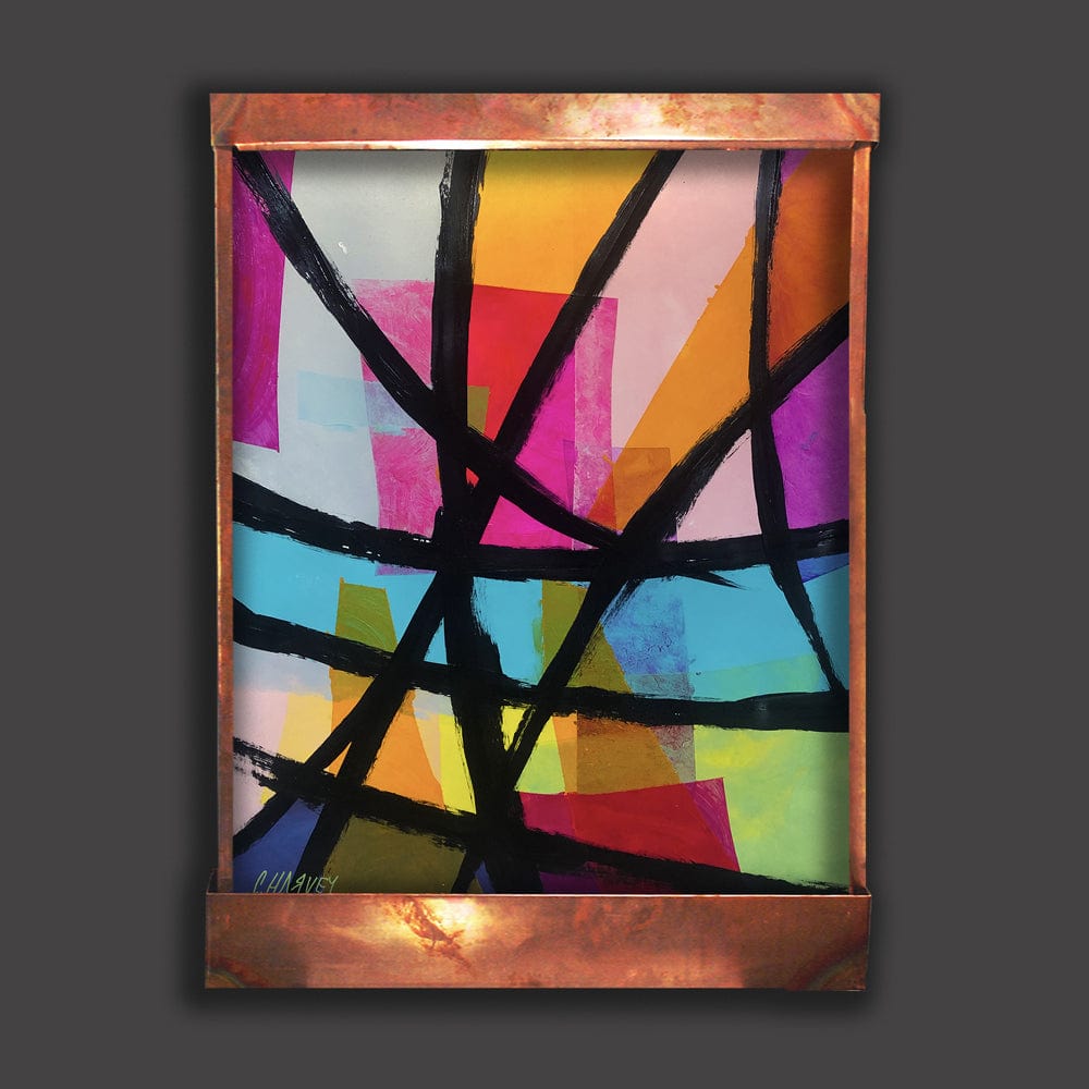 Fractum VIBGYOR Wall Fountain - Outdoor Art Pros