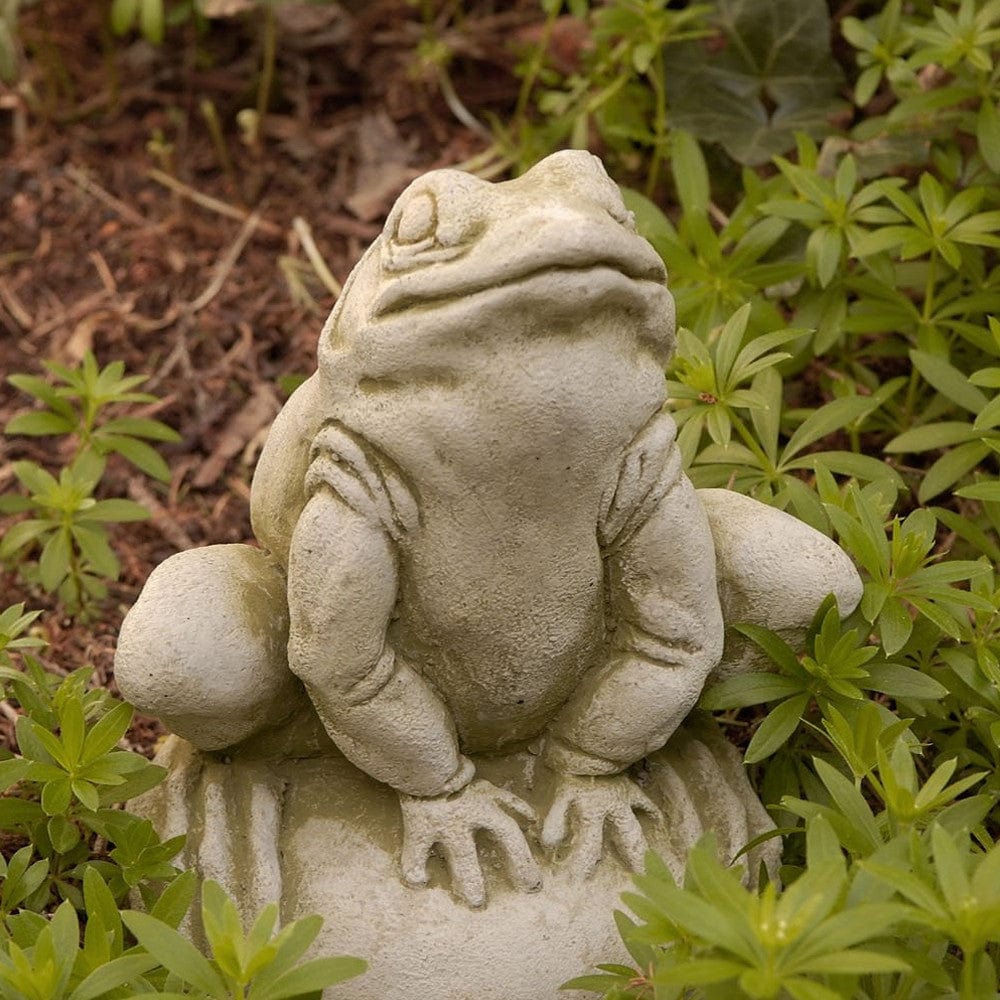 Frankie the Frog Garden Statue -Statuary - Outdoor Art Pros