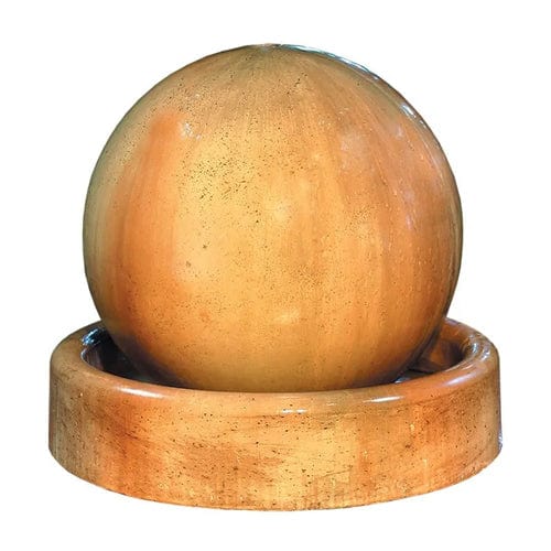 Ball And Ring Base Garden Water Fountain - Fountains - Outdoor Art Pros