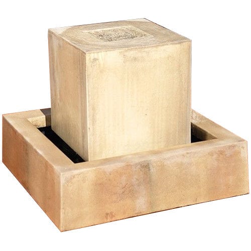 Block Garden Water Fountain - Fountains - Outdoor Art Pros