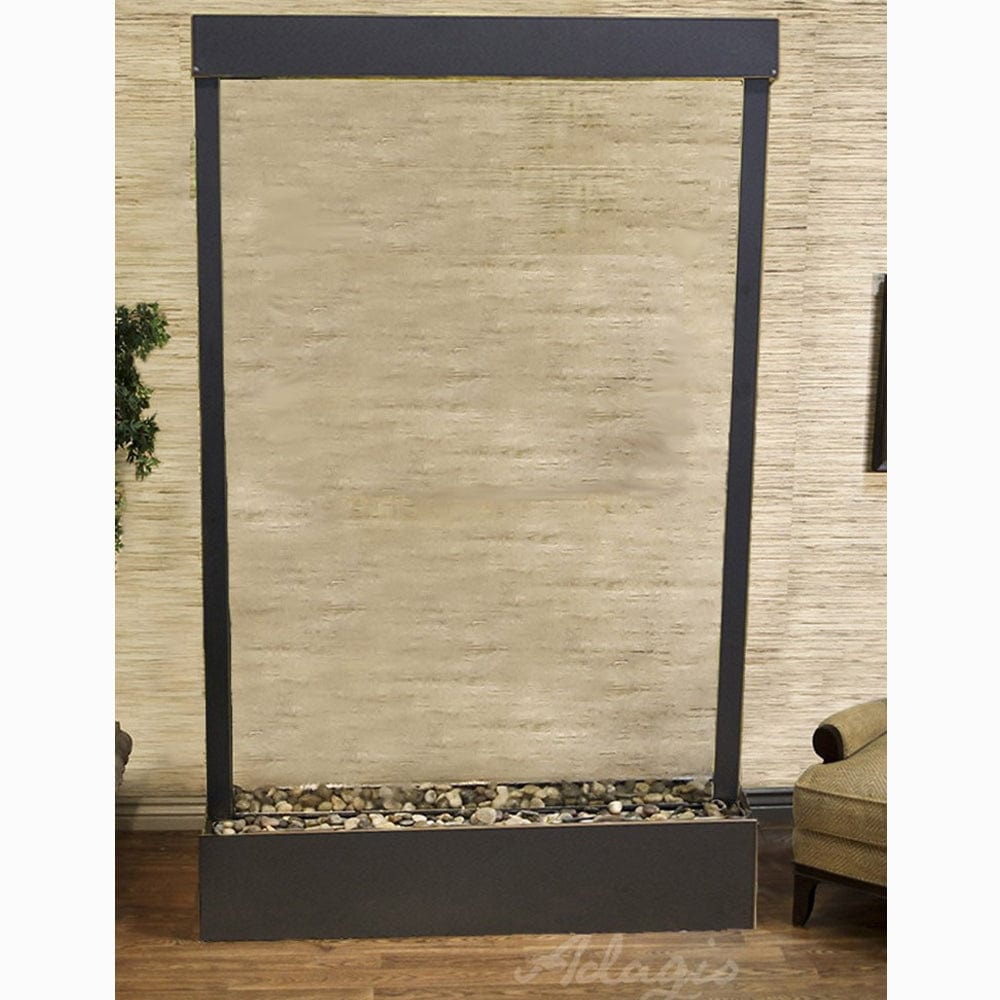 GrandeurRiver_CenteredInBase_-ClearGlass-BlackenedCopper-White -Outdoor Art Pros