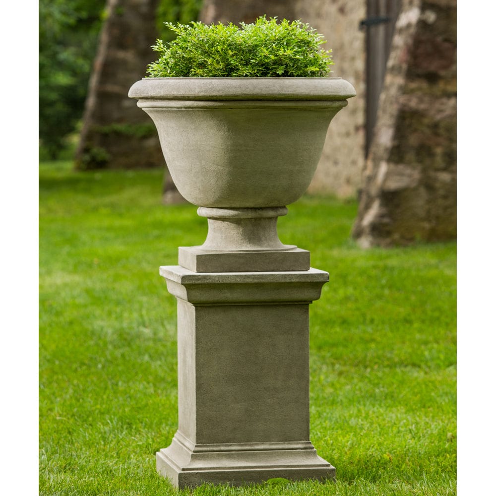 Greenwich Urn with Pedestal - Outdoor Art Pros
