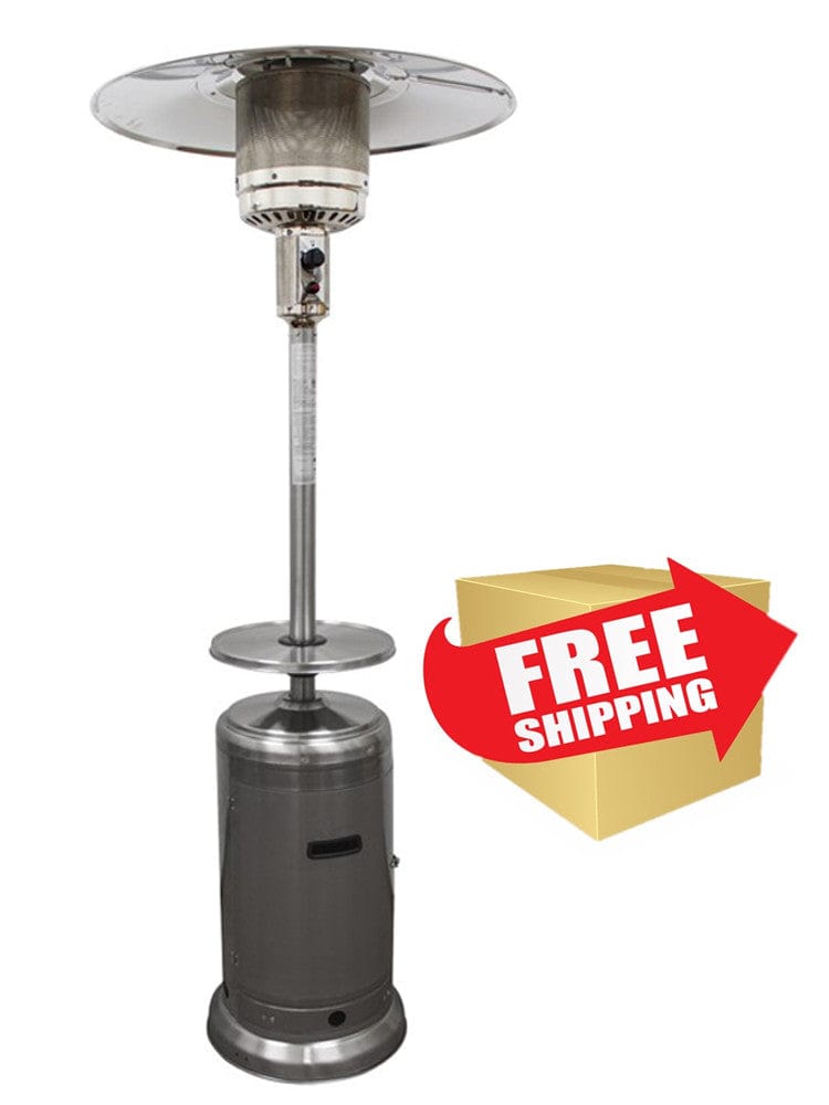 87" Tall Stainless Steel Outdoor Patio Heater - Outdoor Art Pros