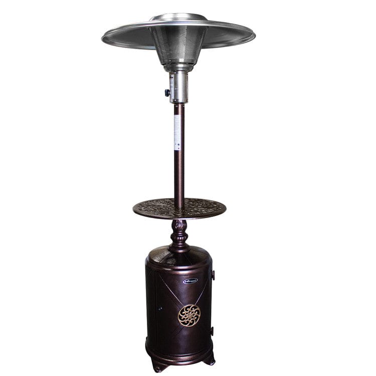 87" Hammered Bronze Cast Aluminum Patio Heater - Outdoor Art Pros