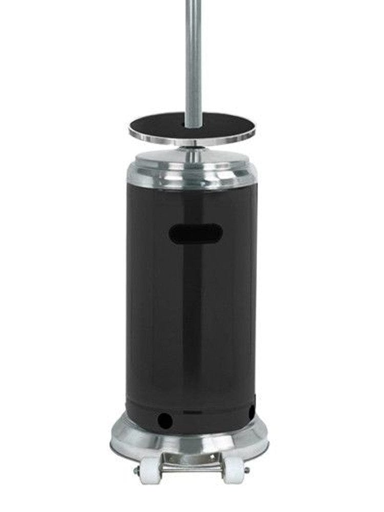 87" Black/Stainless Steel Outdoor Patio Heater - Outdoor Art Pros
