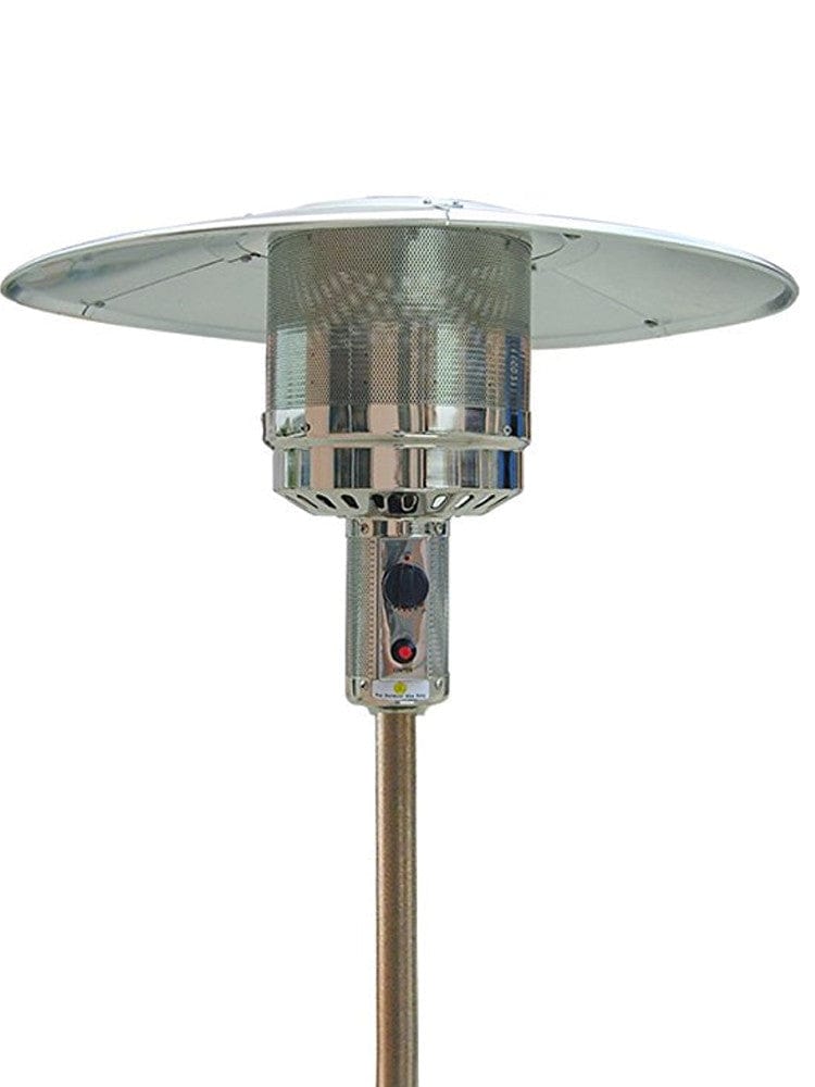 87" Hammered Bronze/Stainless Steel Outdoor Patio Heater - Outdoor Art Pros