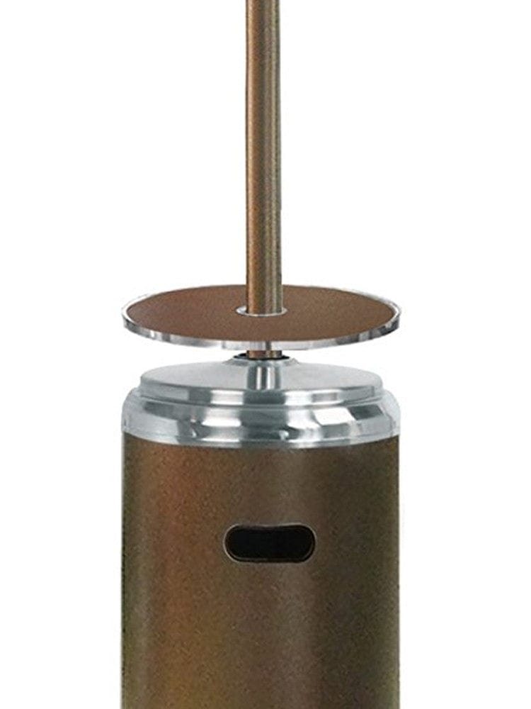 87" Hammered Bronze/Stainless Steel Outdoor Patio Heater - Outdoor Art Pros