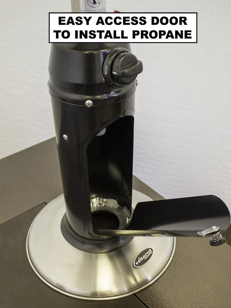 Hammered Bronze Tabletop Patio Heater - Outdoor Art Pros