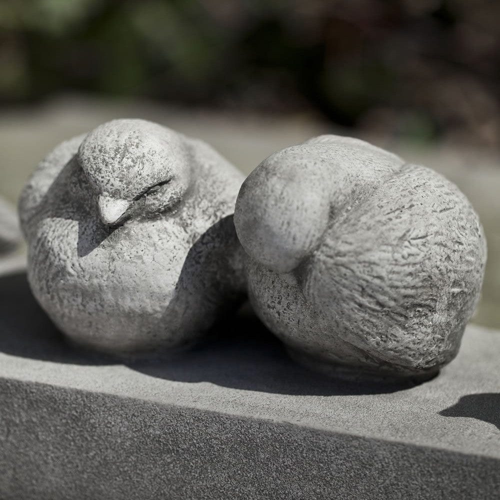 Happy Hour Cast Stone Bird Garden Statue