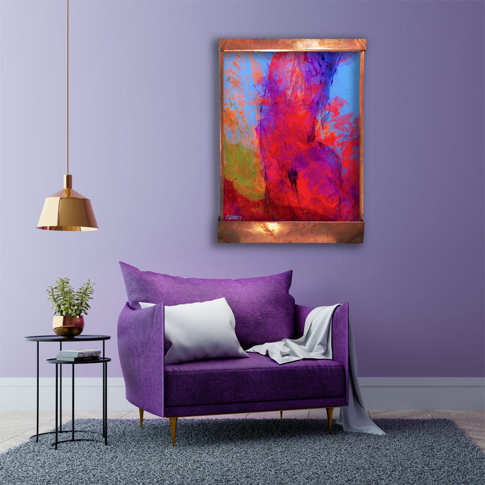 Holi (Festival of Colors) Wall Fountain - Outdoor Art Pros