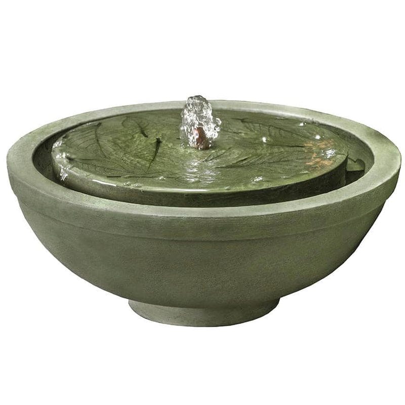 Hydrangea Leaves Garden Terrace Fountain - Outdoor Art Pros