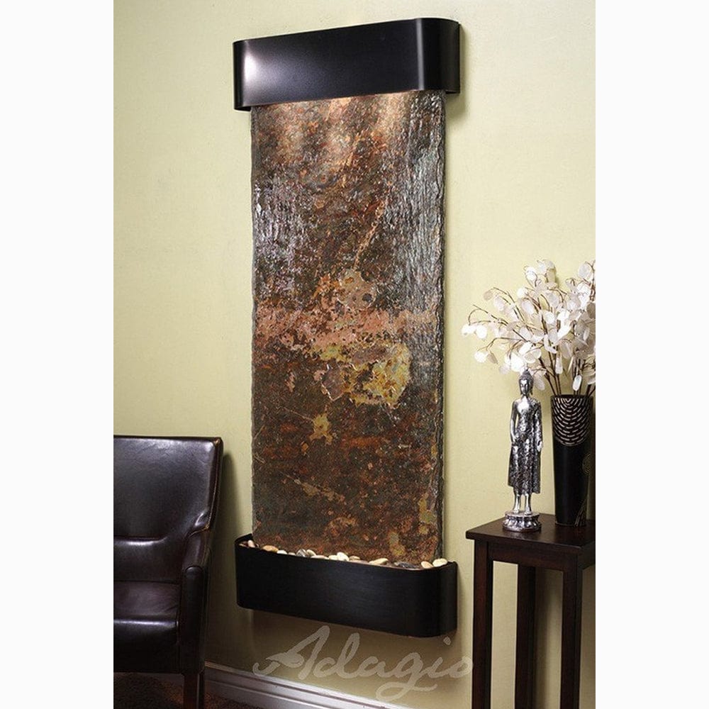 Inspiration_Falls_Rajah_Slate_with_Blackened_Copper_Trim_and_Round_Corners - Outdoor Art Pros