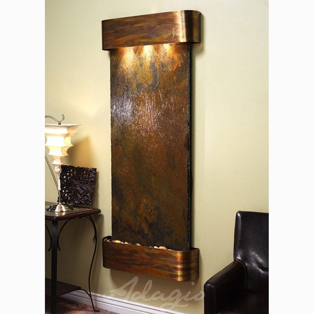 Inspiration_Falls_Rajah_Slate_with_Rustic_Copper_Trim_and_Round_Corners - Outdoor Art Pros
