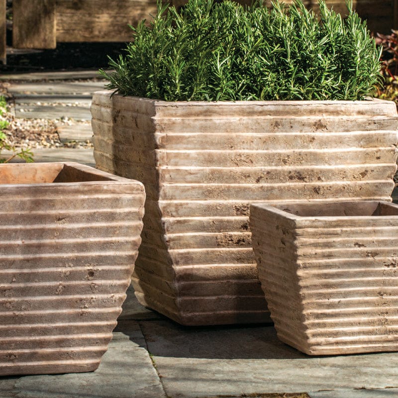 Ipanema Square Planter Nested Set of 3 | Terra Cotta Collection