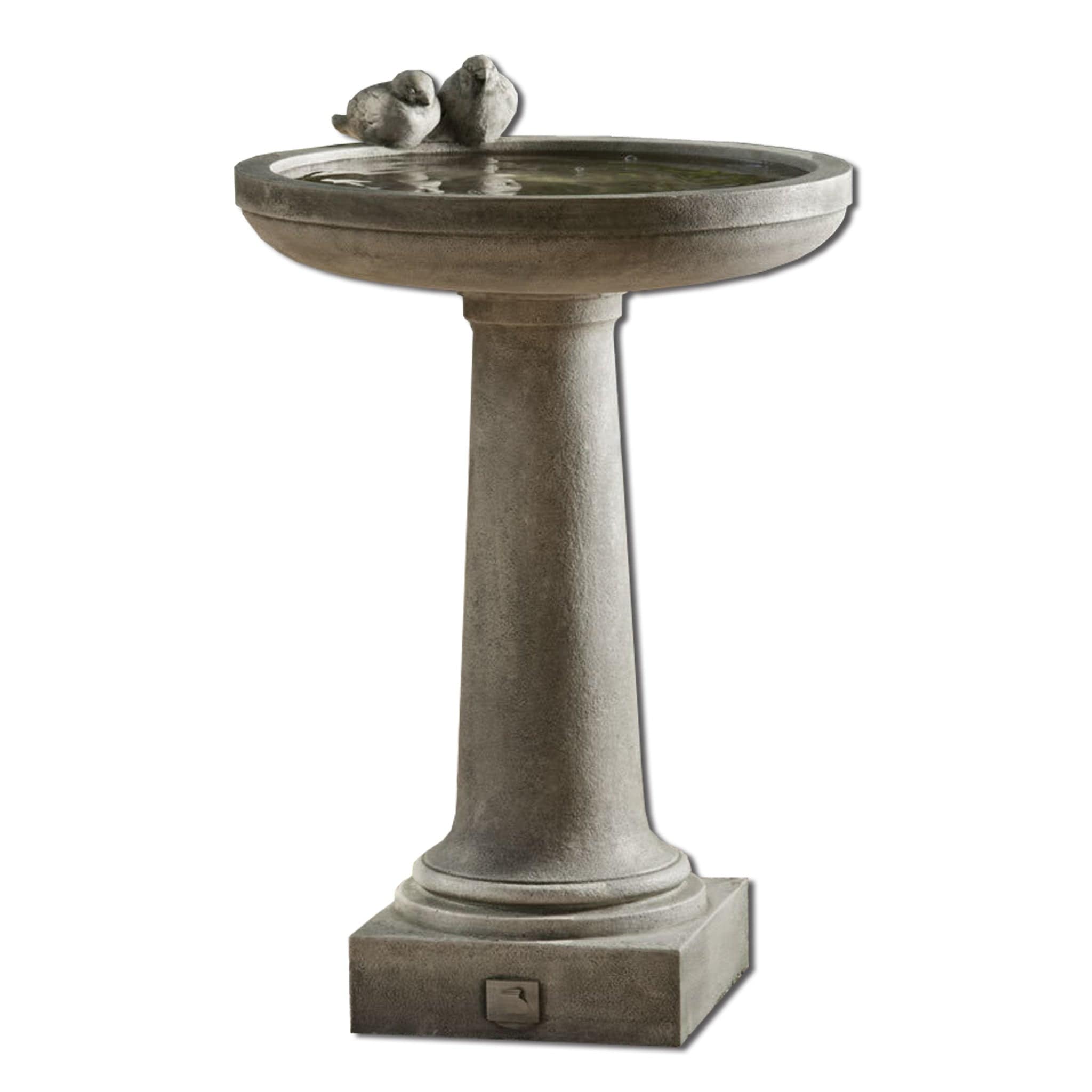 Juliet Cast Stone Birdbath - Outdoor Art Pros