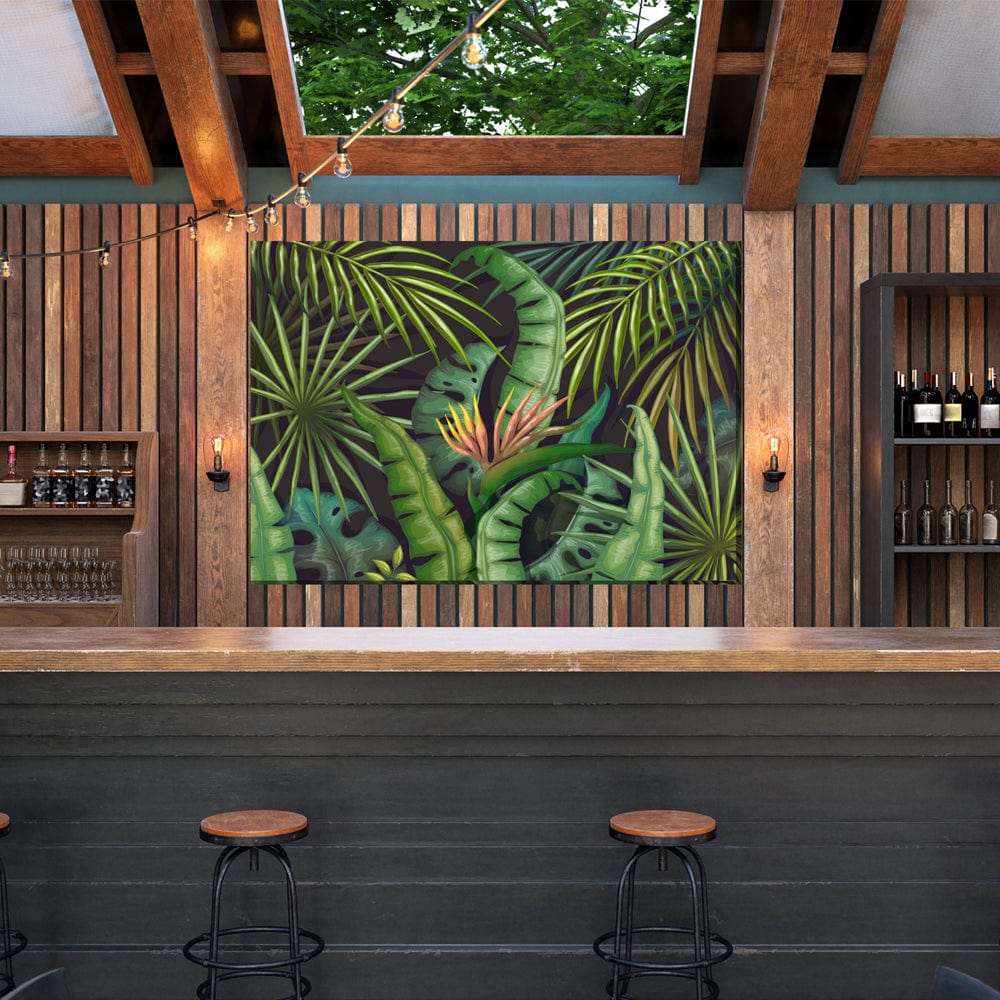 Jungle Bird Outdoor Canvas Art - Outdoor Art Pros