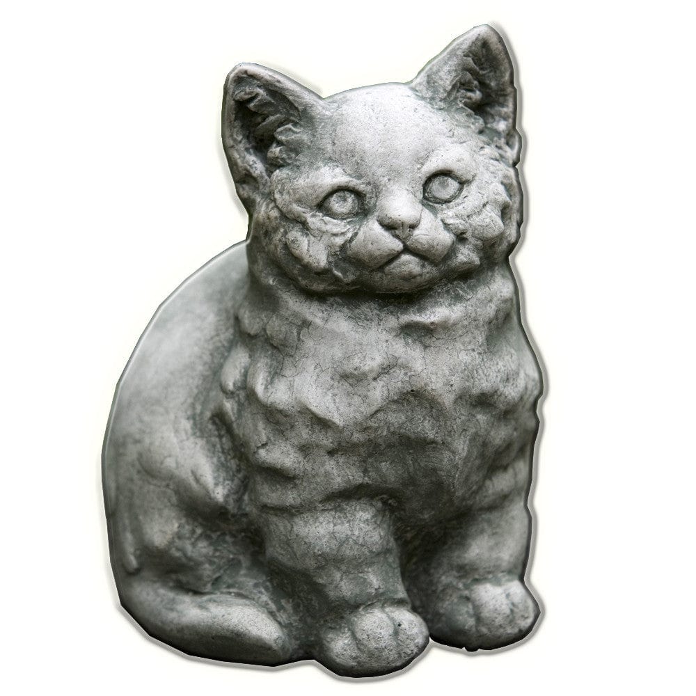 Kitty Cast Stone Garden Statue - Outdoor Art Pros