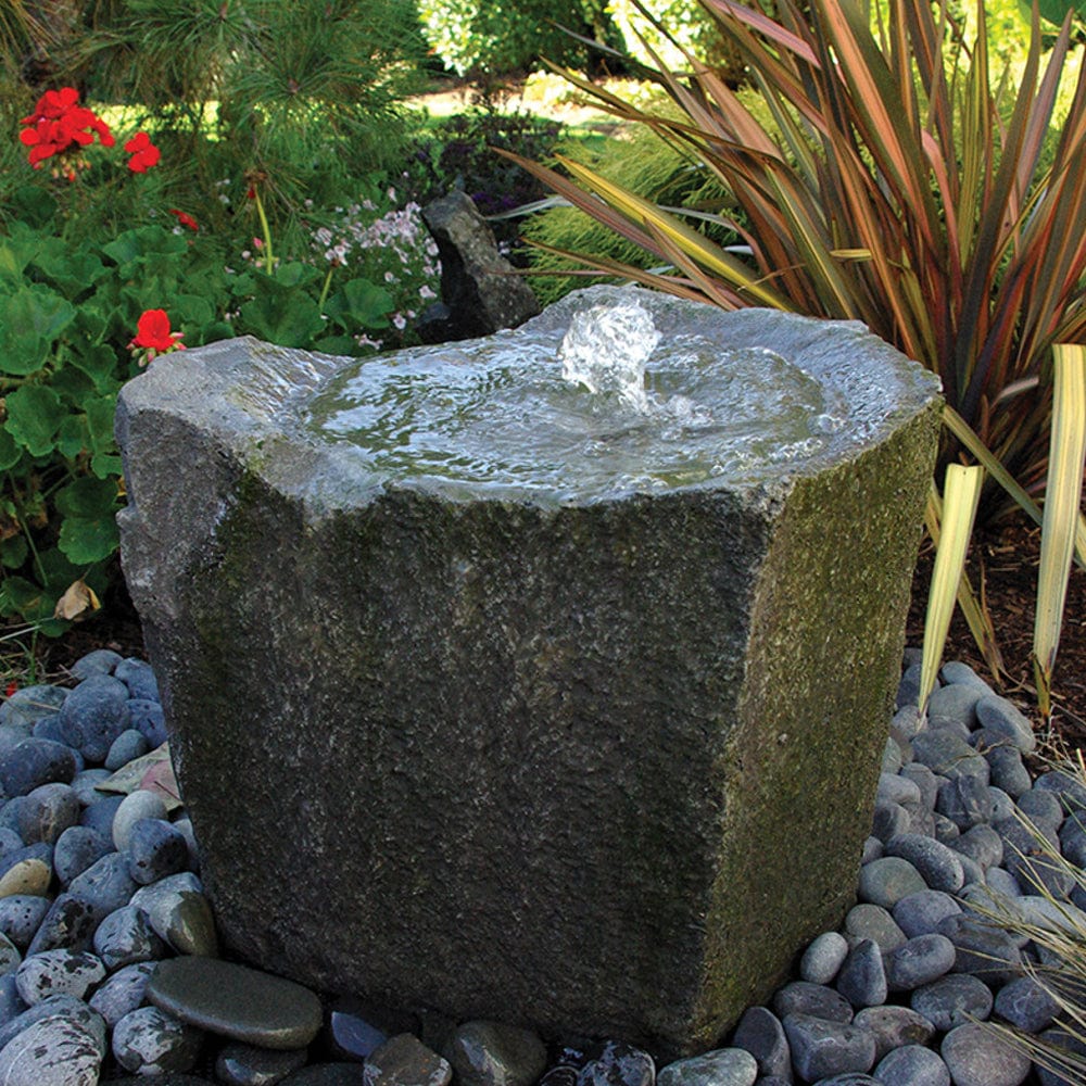 Klamath™ Basin Stone Outdoor Fountain - Outdoor Art Pros