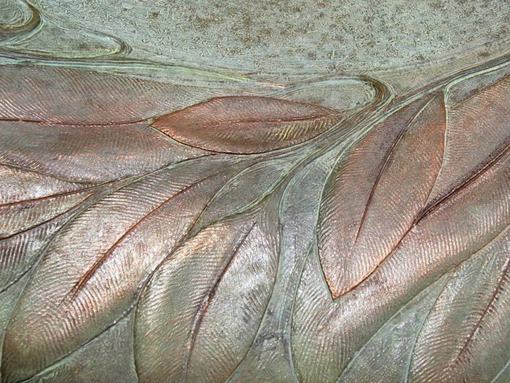 Leaf Motif Fountain - Outdoor Art Pros